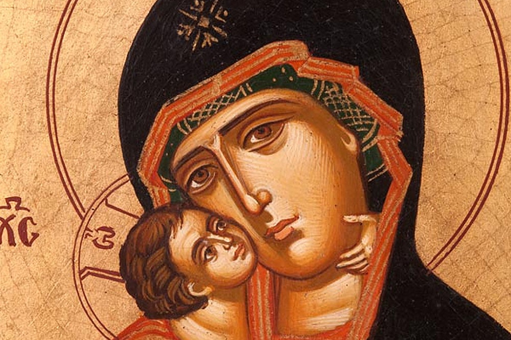 Iconos griegos pintados