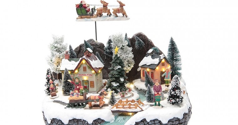 Los pueblos navideños en miniatura de Holyart