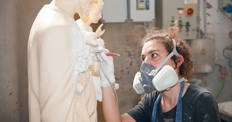 Estatuas artesanales en Mármol y Fibra de Vidrio