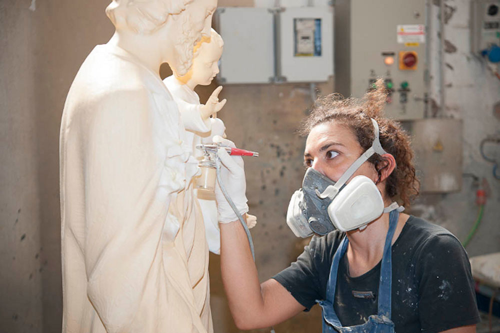 Estatuas artesanales en Mármol y Fibra de Vidrio