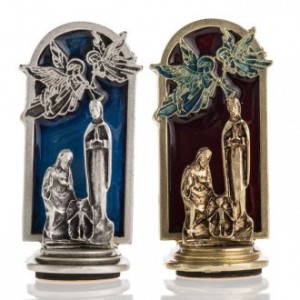 Imán Natividad y Ángel de 6,5x2,5cm