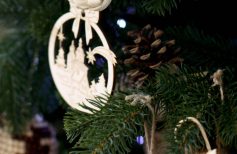 Decoraciones de madera para el arbol de Navidad