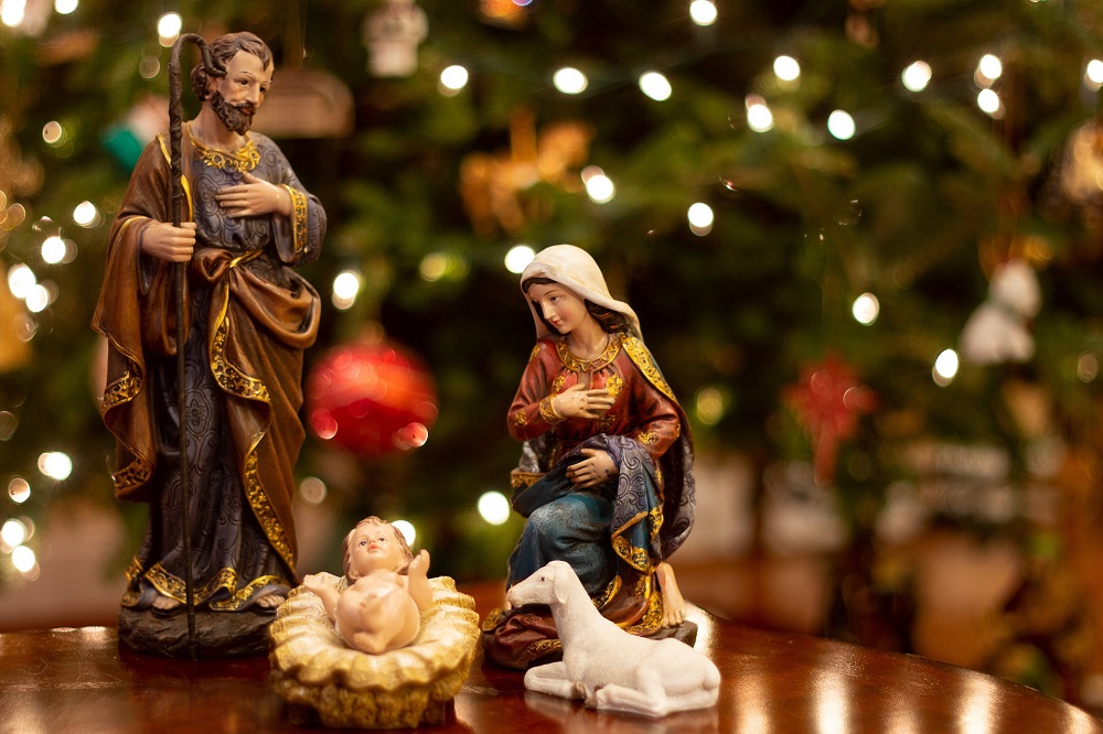 Pesebre Completo o solamente trío de la Natividad