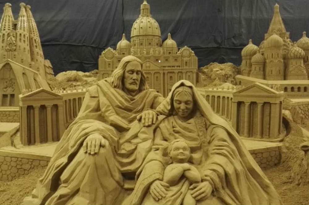 Belen de arena de Rimini