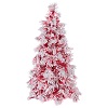 arbol de navidad red velvet abeto nevado