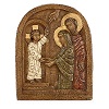 Jesús bajorrelieve en el templo