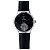 reloj de pulsera negro san benito plata