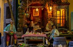 Napoli, San Gregorio Armeno, arte presepiale napoletana.