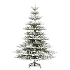 arbol de navidad 210 cm poly copos de neve imperial azul