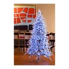 stock abeto victorian blue flocado navidad 270 cm 600 led blanco calido