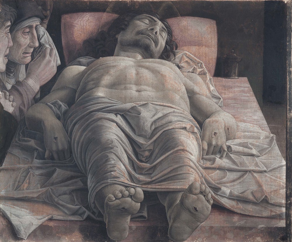 Lamentación sobre Cristo muerto de Mantegna