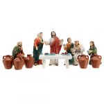 Escena vida de Jesús la boda de Caná 9 cm
