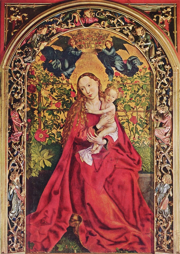 Virgen del Rosal de Martin Schongauer