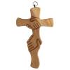 Crucifijo simbolo amistad madera olivo