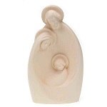 Natividad madera redonda estilizada 20 cm