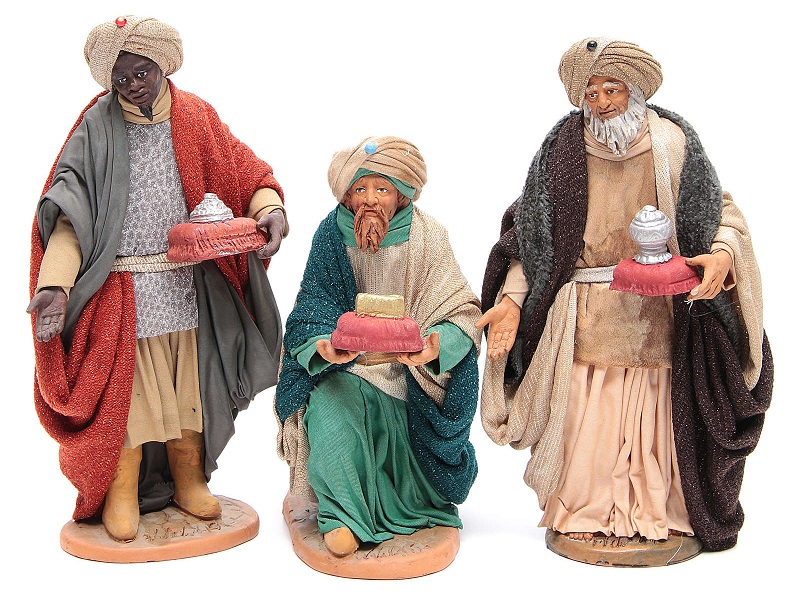 Reyes Magos 30 cm belén napolitano