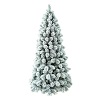 arbol de Navidad 210 cm Flocado Pvc Nordend Winter Woodland