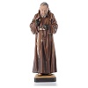 Statue bois St Padre Pio peinte - Copia