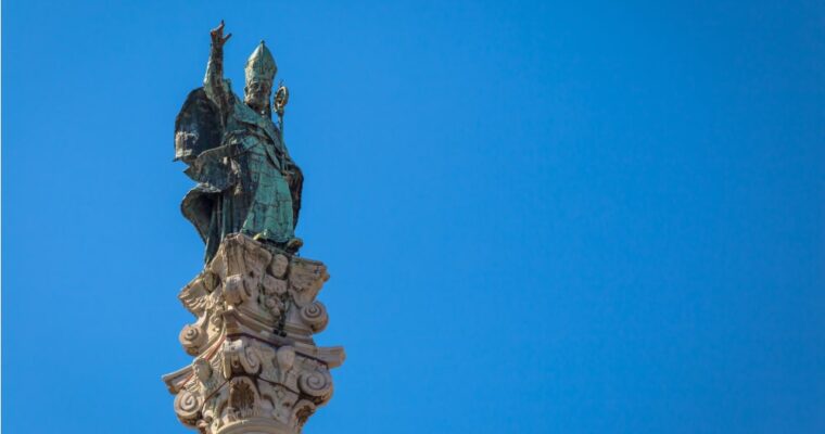 San Oronzo y el busto milagroso