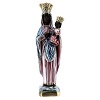 Estatua yeso nacarado Virgen de Czestochowa 35 cm