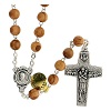 rosario de madera de olivo