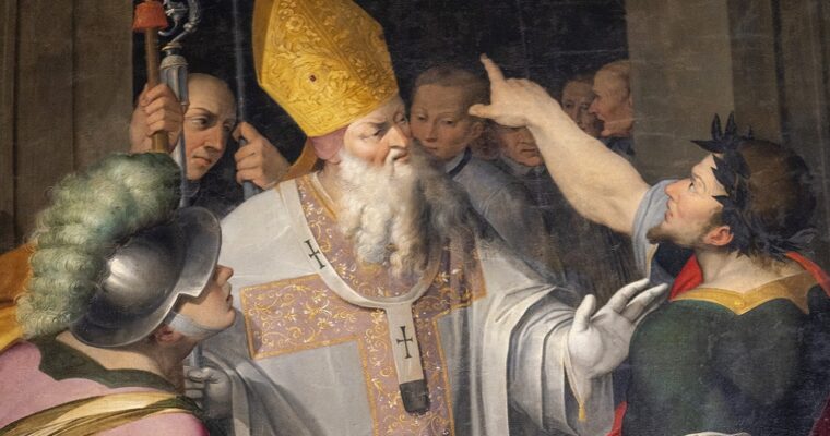 San Ambrosio, quien era el santo patrÃ³n de MilÃ¡n