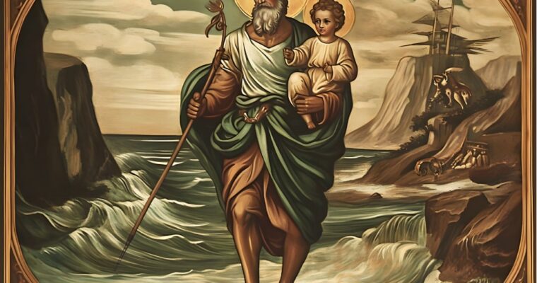San Cristóbal, el santo protector de los peregrinos