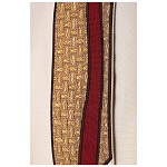 Casulla algodón viscosa franja decoraciones oro Atelier Sirio