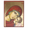 Imprenta fondo oro 17,5x23 cm Virgen de Kiko 